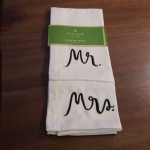 kate spade Other - Kate Spade Mr. And Mrs. place mat and napkins kate spade Other - Kate Spade Mr. And Mrs. place mat and napkins